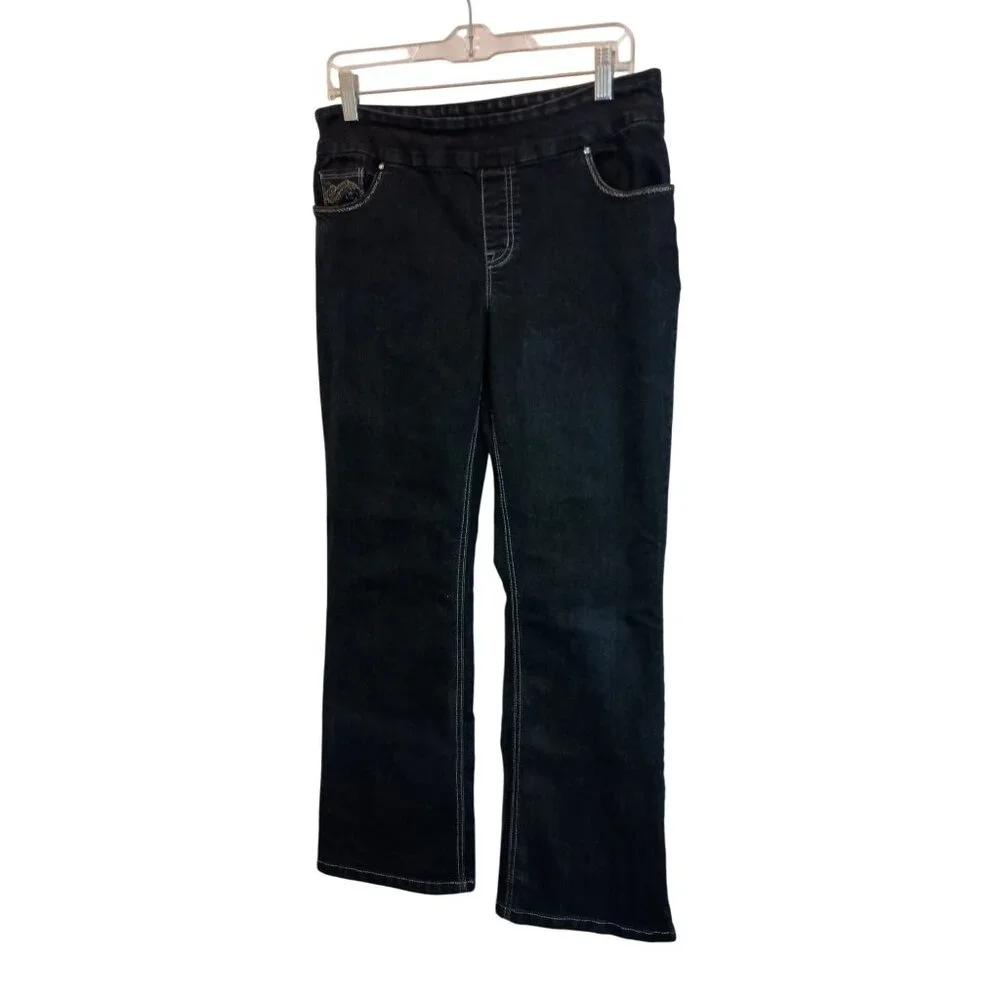 Reitmans Jeans Black Women's Sz. 11 - Picture 1 of 7